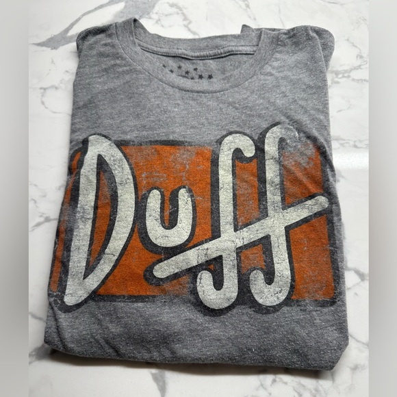 Universal Studios The Simpsons Duff beer T-shirt size small - Picture 1 of 4